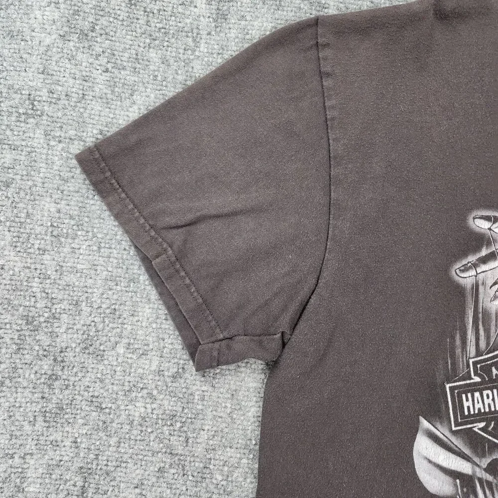Harley Davidson Shirt Mens XL Jester Clown Joker Short Sleeve Zylstra HD 2010